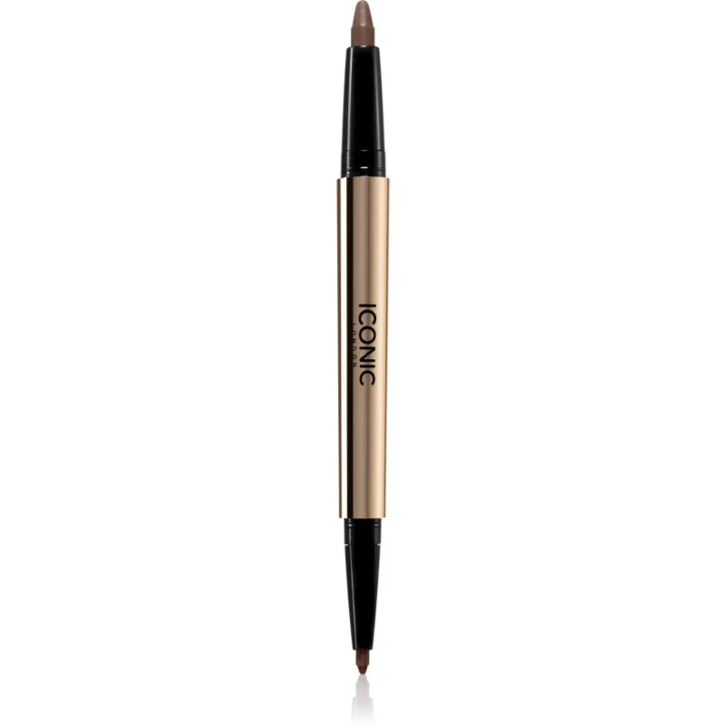 ICONIC London Smokey Eye Duo Kajal μολύβι ματιών διπλής όψης απόχρωση Chocolate Brown 0.85 γρ