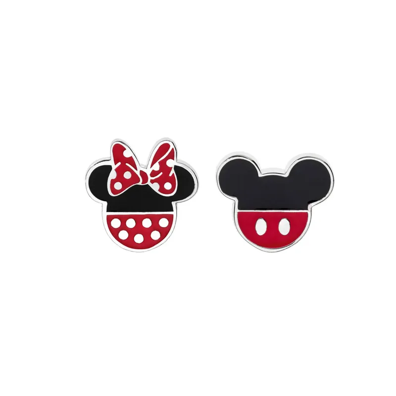 DISNEY Ασημένια Σκουλαρίκια Με τη Minnie Mouse ES00007SL.CS