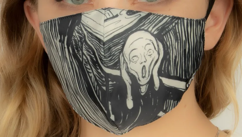 Προστατευτική Μάσκα | Edvard Munch - Scream