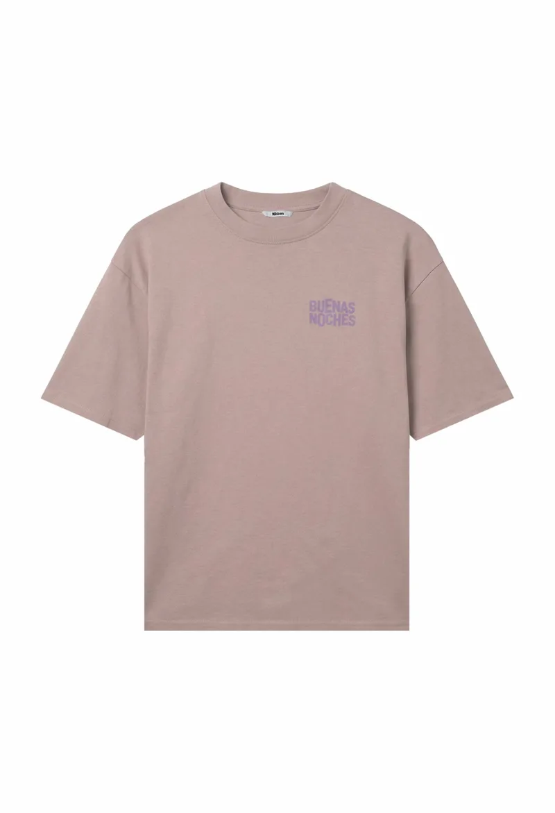ΑΝΔΡΙΚΟ T-SHIRT NIKBEN SPANI ΜΕ ΤΥΠΩΜΑ ΡΟΖ