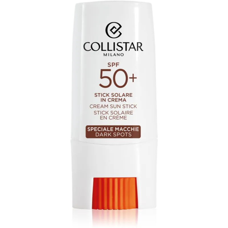 Collistar Sun Corrective Protection Cream Stick SPF 50+ αντηλιακή κρέμα σε στικ για την αντιμετώπιση των καφέ κηλίδων 9 ml