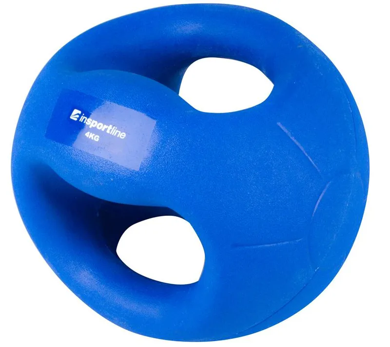 MEDICINE GRIP BALL INSPORTLINE GRAB ME ΜΠΛΕ (4 KG)