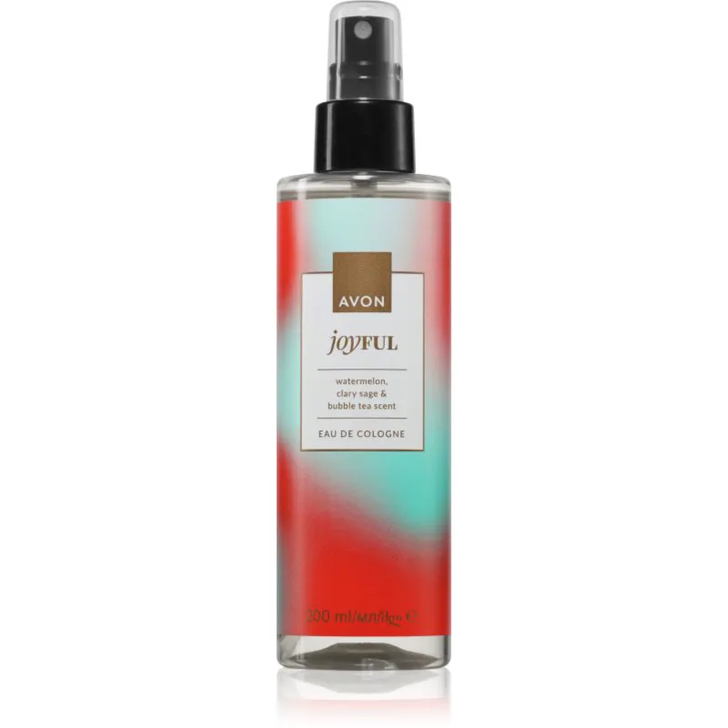 Avon Joyful Watermelon & Clary Sage & Bubble Tea κολόνια για γυναίκες 200 ml