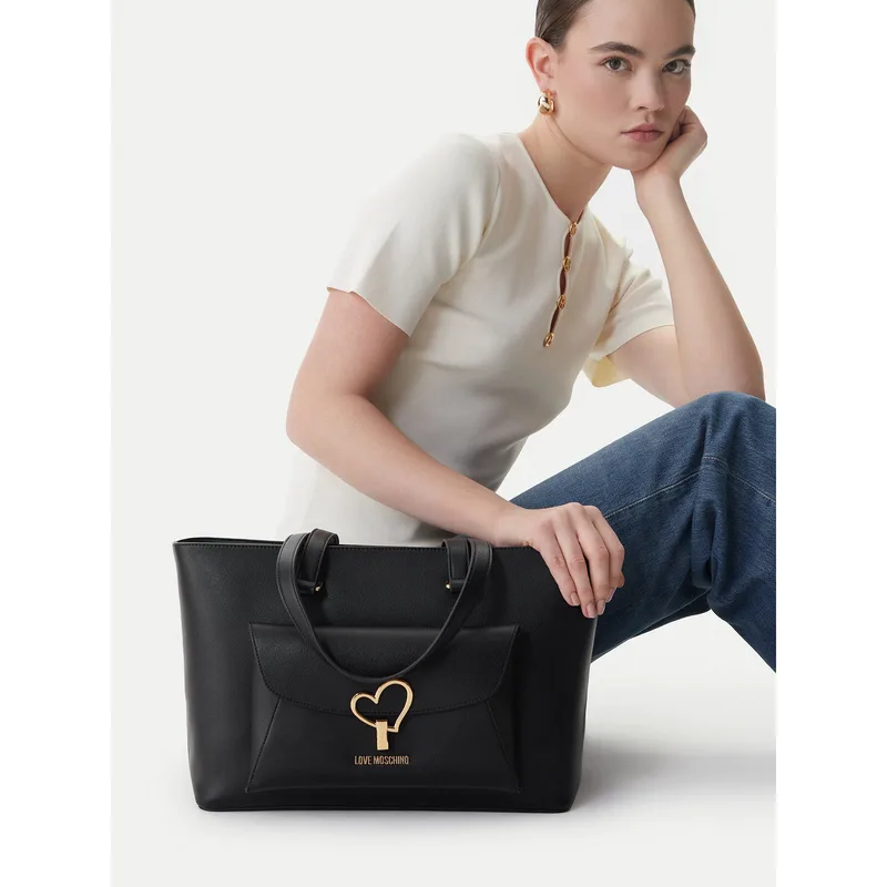 Τσάντα LOVE MOSCHINO JC4136PP1OLQ0000 Μαύρο