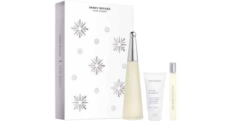 Issey Miyake L'eau D'issey Eau De Toilette Spray 100ml Set of 3 pieces