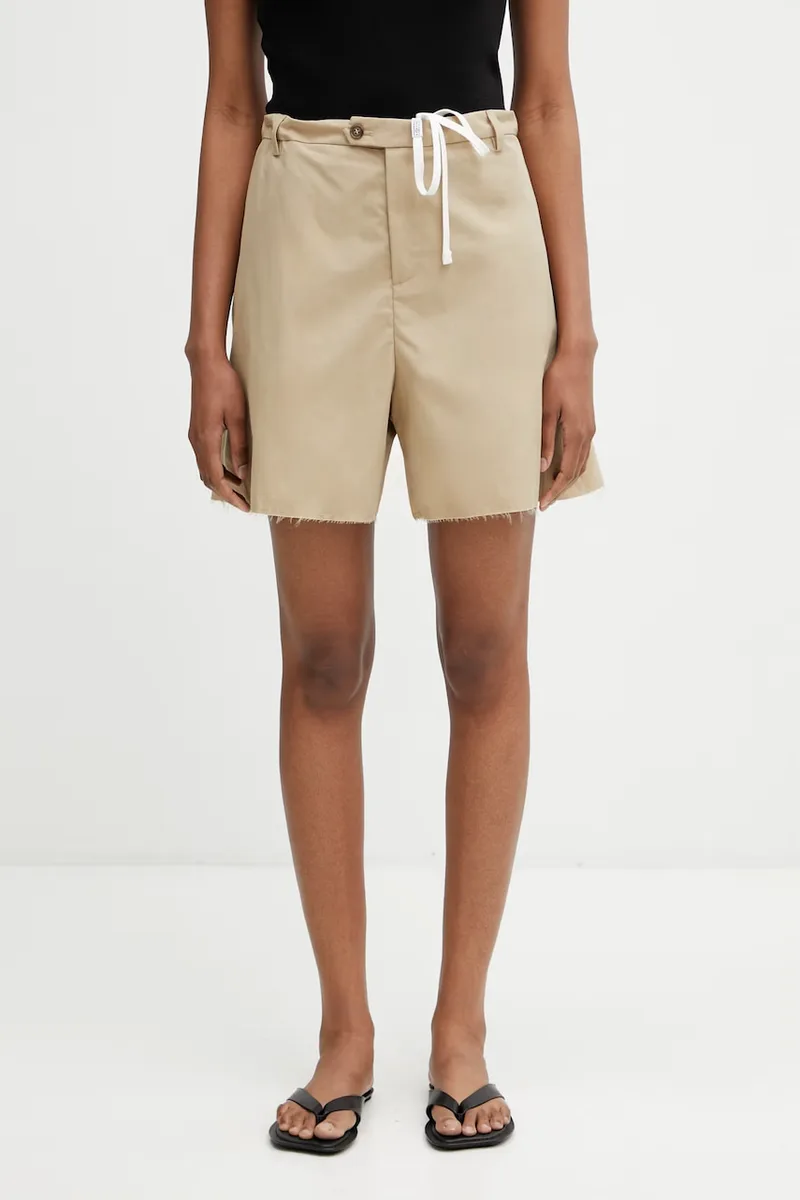 MM6 Maison Margiela σορτς γυναικεία με βαμβάκι