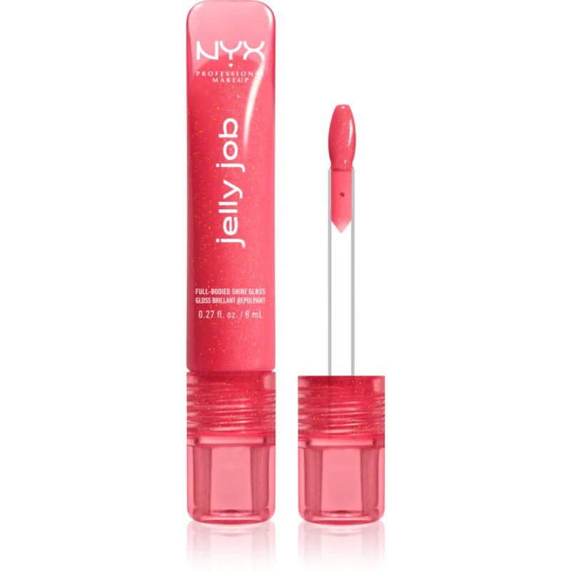 NYX Professional Makeup Jelly Job λαμπερό λιπ γκλος για αύξηση του αποτελέσματος απόχρωση Jelly Kiss´d 7.5 ml