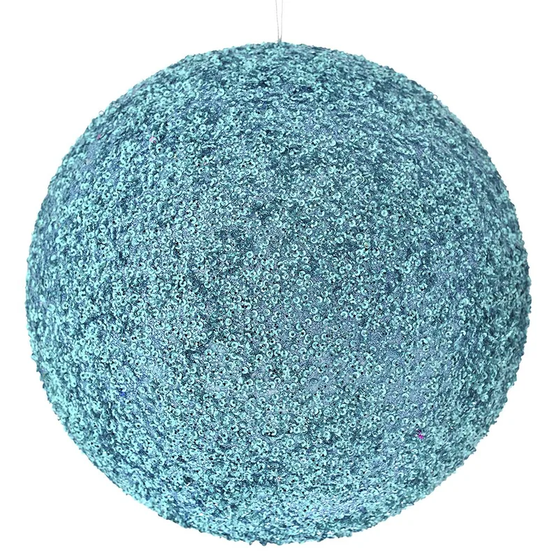 Χριστουγεννιάτικη Μπάλα Polyfoam Glitter Γαλάζια 25εκ. iliadis 83560 (Σετ 2 Τεμάχια) (Χρώμα: Γαλάζιο , Υλικό: Polyfoam) - Iliadis - il_83560