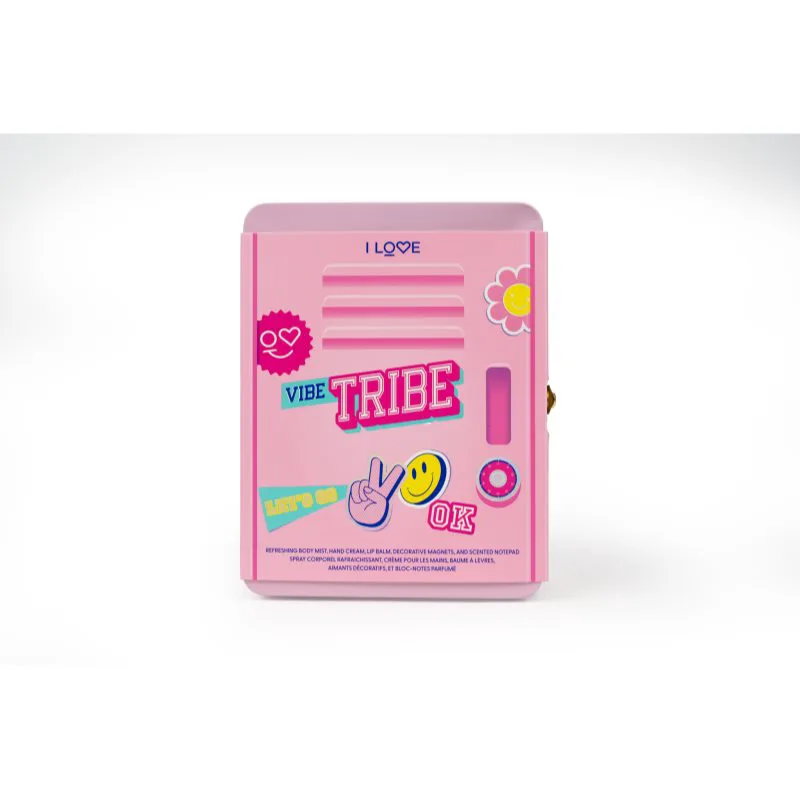 I Love Vibe Tribe σετ δώρου μεταλλικό κουτί
