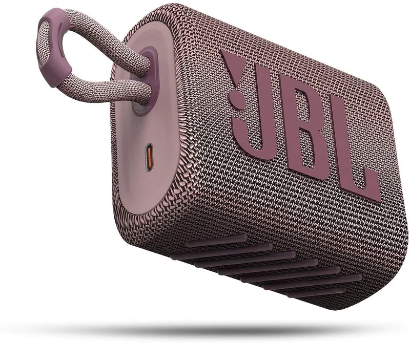 JBL Go3 Bluetooth Speaker - Αδιάβροχο Ασύρματο Ηχείο - Ροζ (JBLGO3PINK)