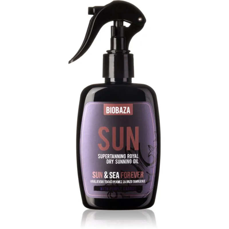 BIOBAZA Sun ξηρό λάδι για υποστήριξη μαυρίσματος 250 ml