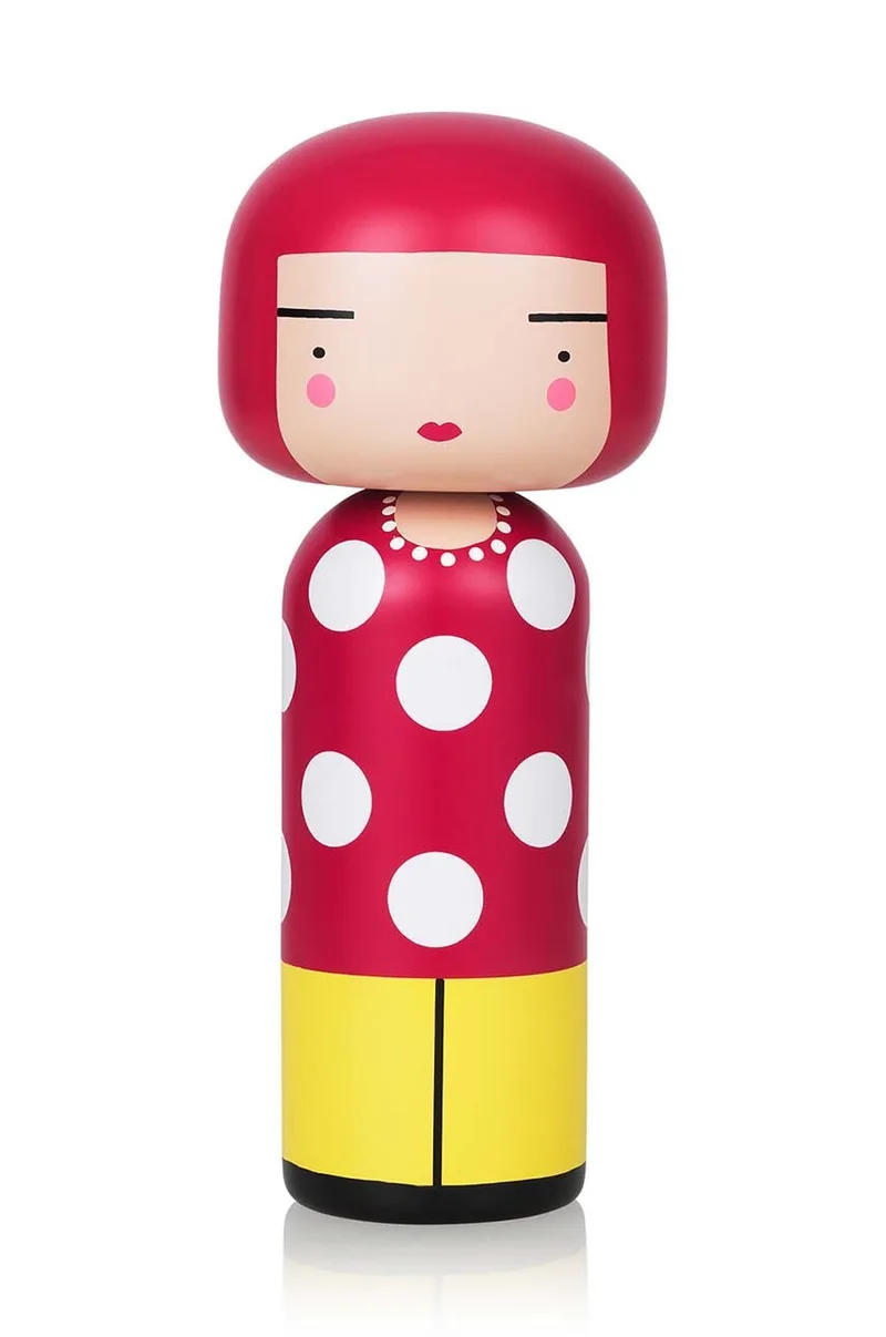 Κούκλα kokeshi Lucie Kaas Dot Alder Wood