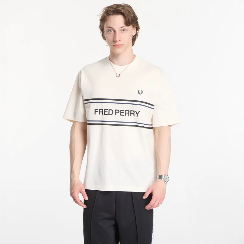 T-shirt Fred Perry Fred Perry Graphic T-Shirt Μπεζ L