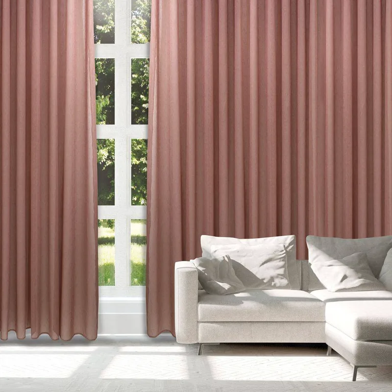 ΚΟΥΡΤΙΝΑ ΜΕ ΚΡΙΚΟΥΣ DAS HOME 2223 ΡΟΔΙ (300Χ265CM)