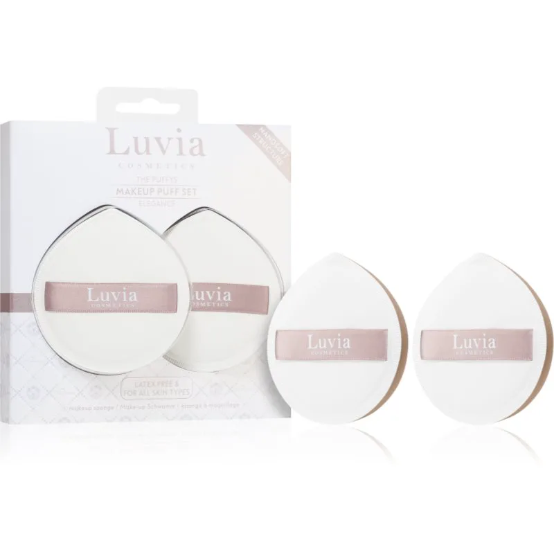 Luvia Cosmetics The Puffys Makeup Puff Set πον-πον Elegance 2 τμχ