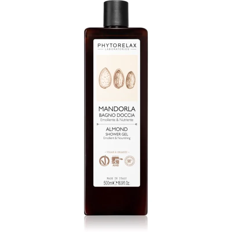 Phytorelax Laboratories Almond θρεπτικό τζελ για ντους 500 ml
