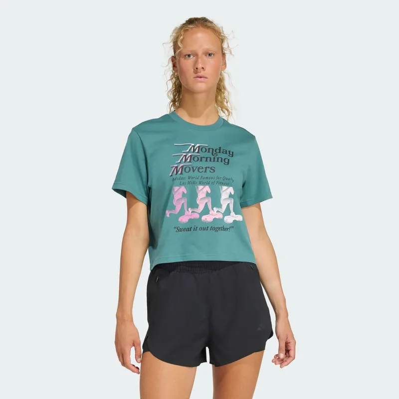adidas Lesmills Movers Γυναικείο Graphic Γυναικείο T-Shirt (9000254757_87879)