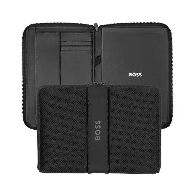 Hugo Boss Ντοσιέ Conference folder A4 Arche Black HTF413A HTF413A