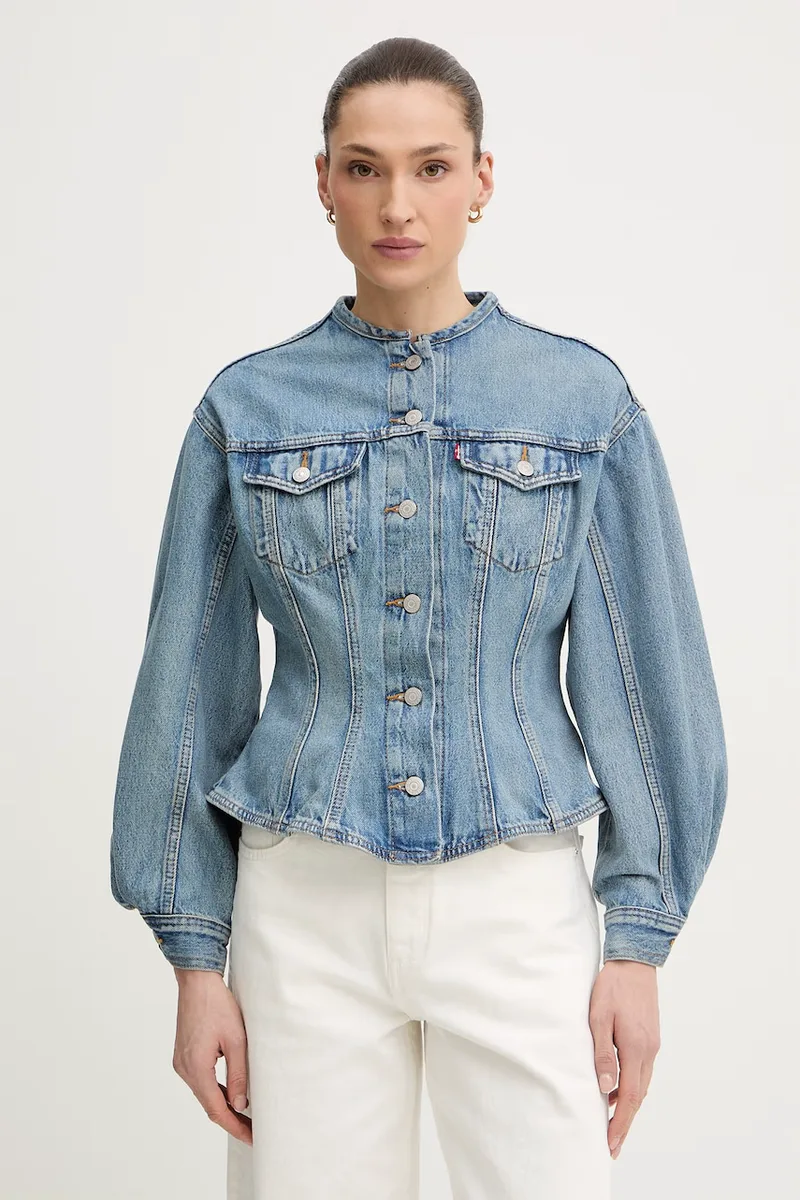 Levi's Μπουφάν μεταβατικό γυναικείο ντένιμ SCULPTED