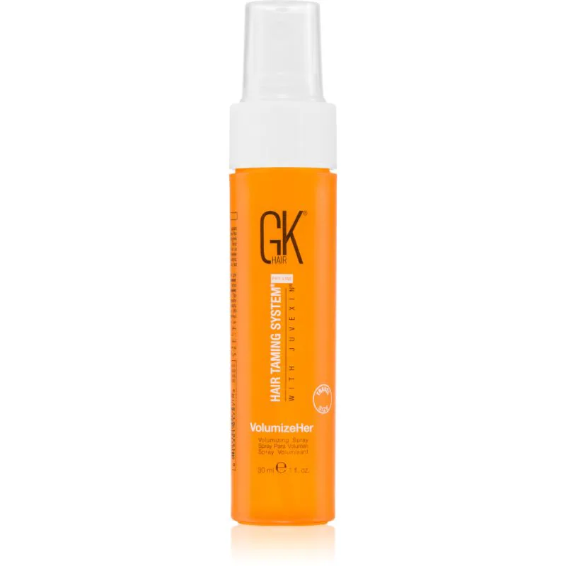 GK Hair VolumizeHer σπρέι θερμοπροστασίας για μαλλιά για απαλό στυλ και όγκο 30 ml