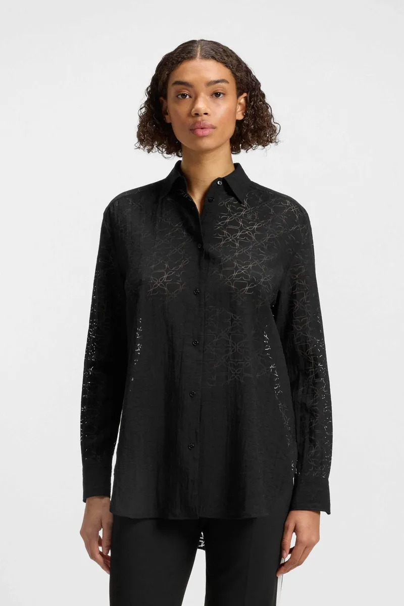 Hugo Boss γυναικείο πουκάμισο oversized - 50543366 Μαύρο