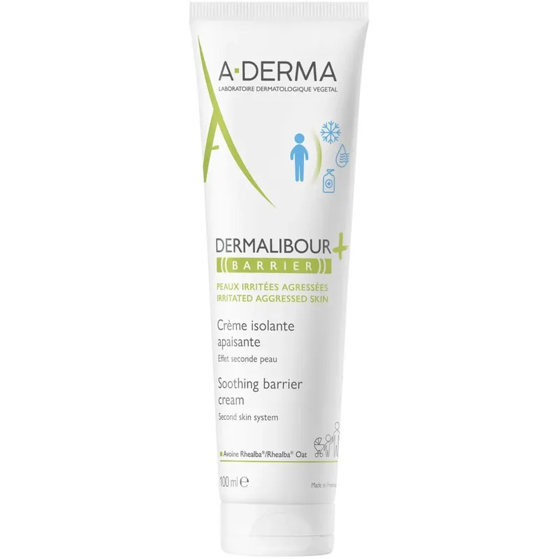 A-Derma Dermalibour+ Soothing Barrier Cream Καταπραϋντική, Προστατευτική Κρέμα Προσώπου - Σώματος Κατάλληλη για Ερεθισμένο Δέρμα 100ml