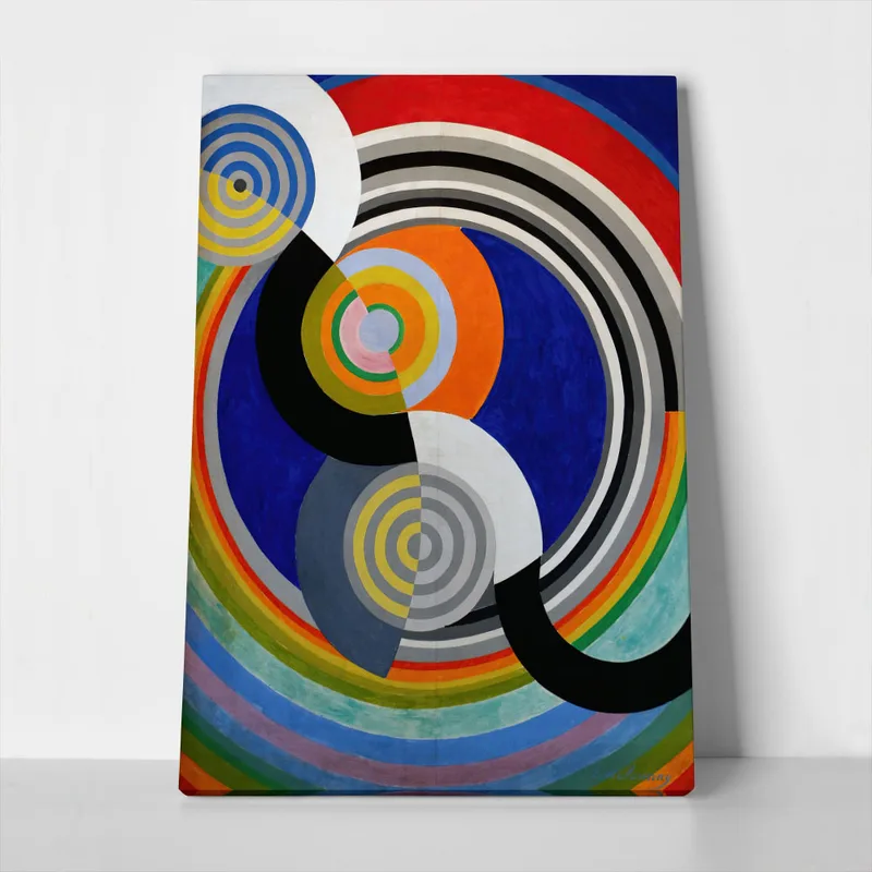 Πίνακας σε Καμβά ROBERT DELAUNAY - RHYTHM NO2