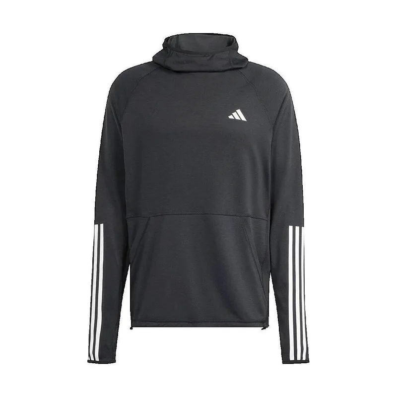 T-shirt με κουκούλα adidas Sweat à capuche Own the Run 3 Stripes