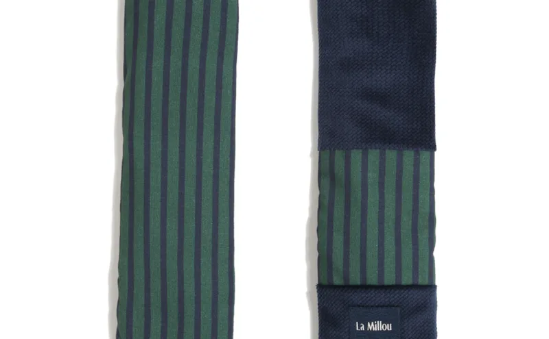 Jersey Seat Belt Cover Stripes Green