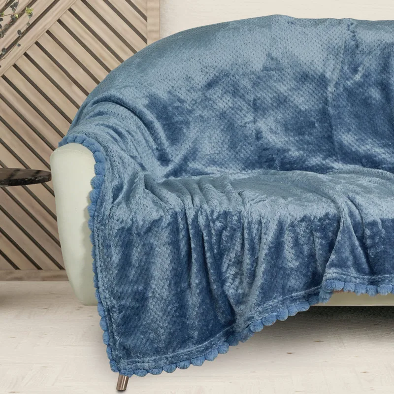 Κουβέρτα Καναπέ-Ριχτάρι 130x170 Das Home 1186 Dusty Blue 130x170