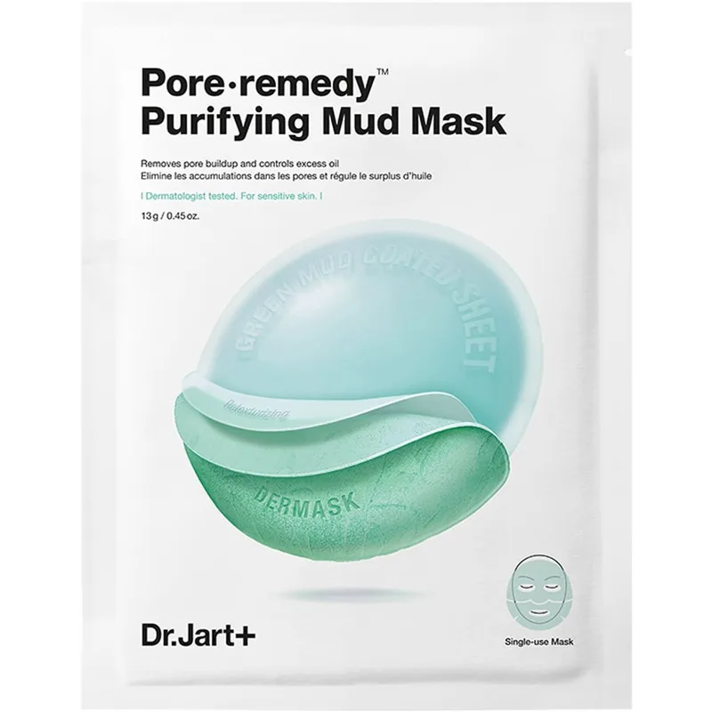 Dr.Jart+ Dermask Pore Remedy Purifying Mud Mask Καθαριστική Μάσκα Προσώπου με Πράσινη Λάσπη 13g