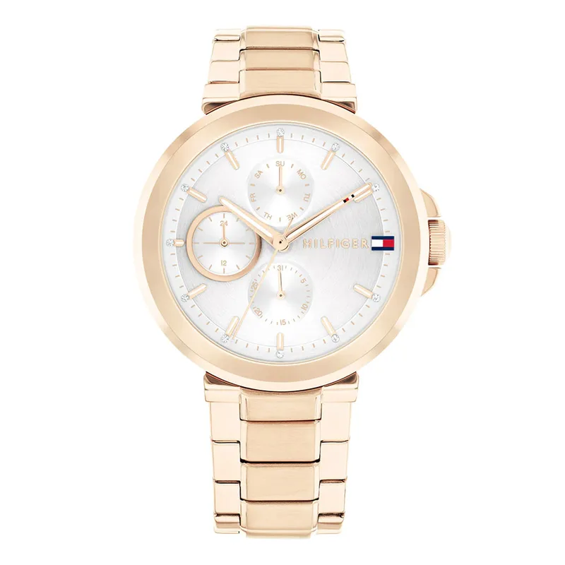TOMMY HILFIGER Lori Multifunction Rose Χρυσό Stainless Steel Bracelet 1782756