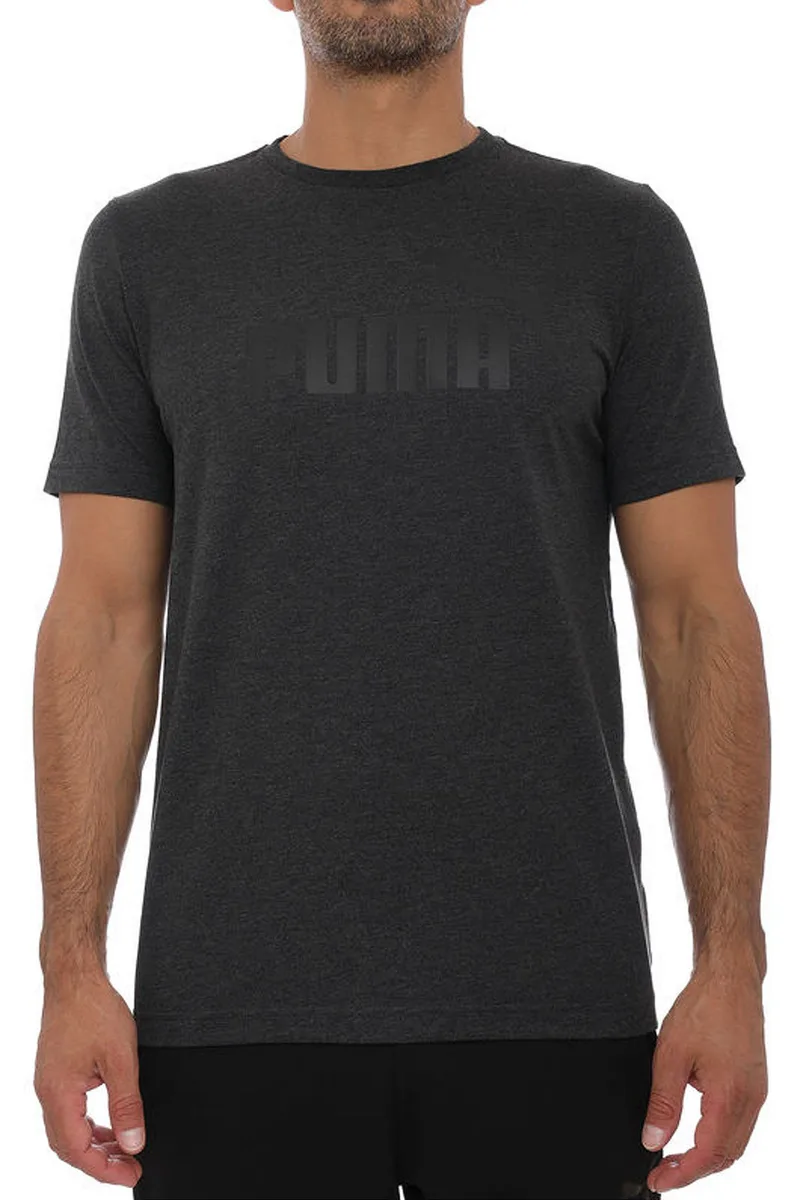 Μπλούζα Κοντομάνικη Puma Ess Heather 586736-07 Ανδρικό