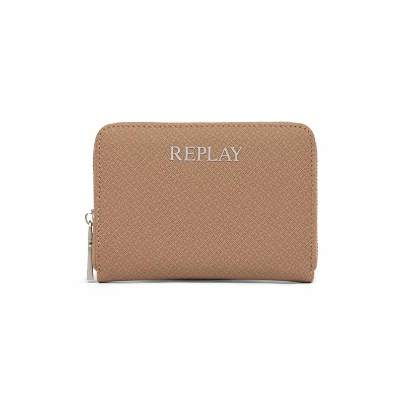 REPLAY μπεζ πορτοφόλι FW5334