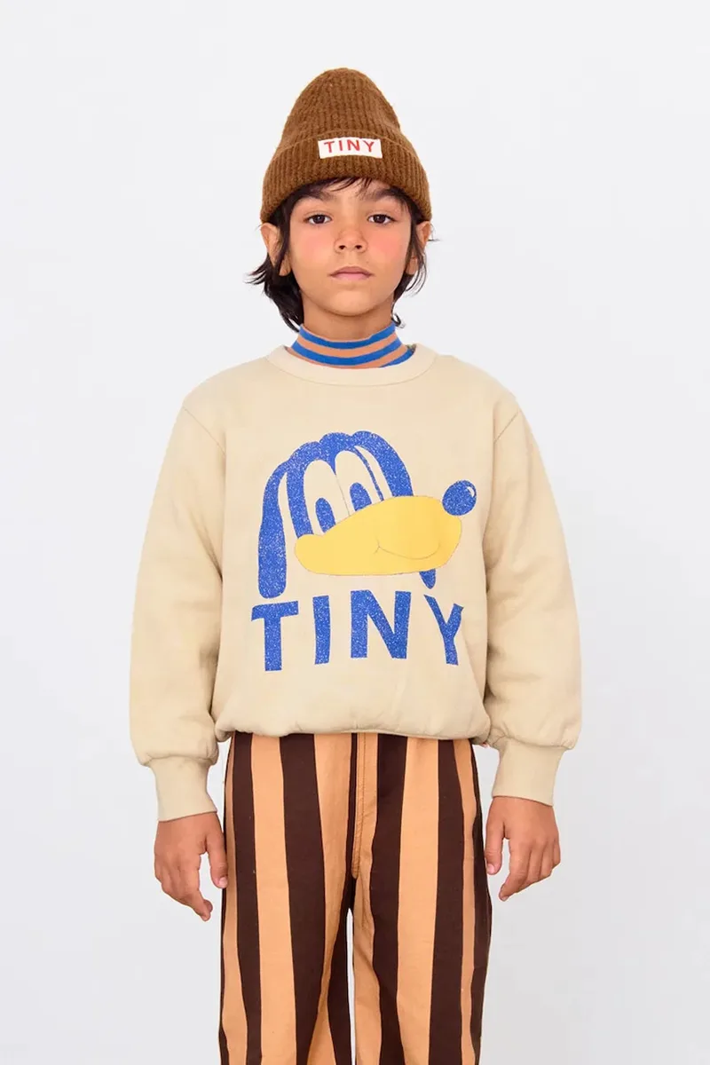 Παιδική βαμβακερή μπλούζα Tinycottons TINY DOG GRAPHIC SWEATSHIRT