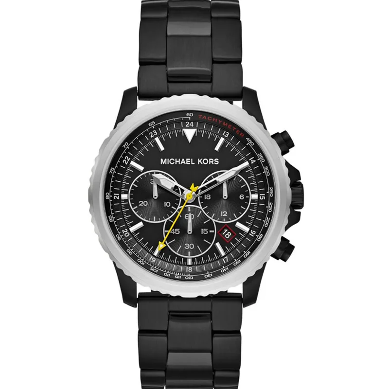 MICHAEL KORS Theroux Black Stainless Steel Bracelet MK8643