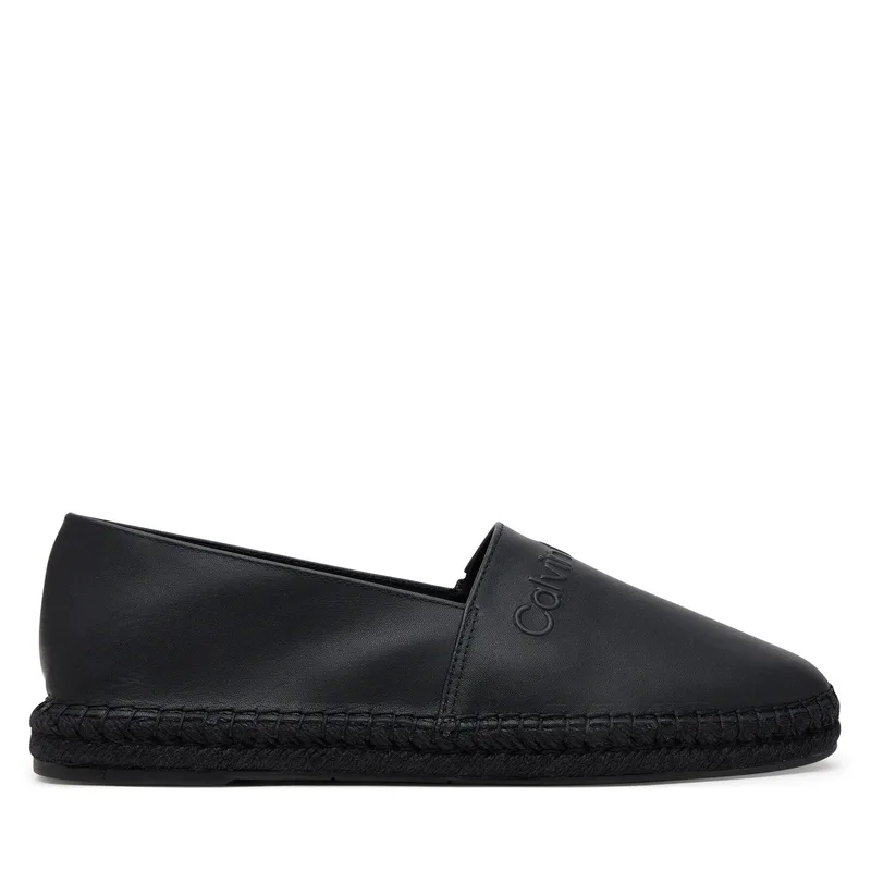 Εσπαντρίγιες Calvin Klein Espadrille Lth HM0HM01882 Μαύρο