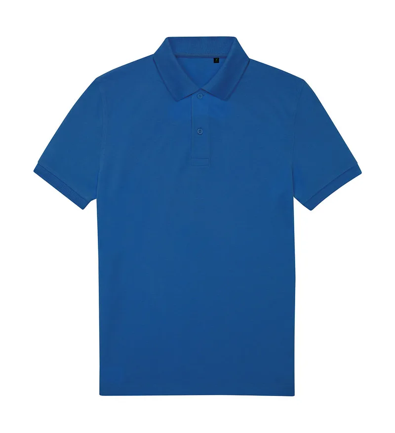 Ανδρική Μπλούζα Polo PU428 B & C White Royal Blue