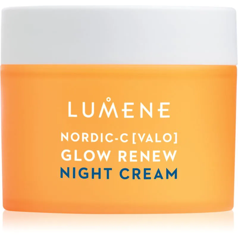 Lumene Nordic-C [VALO] Glow Renew λαμπρυντική κρέμα νύχτας με βιταμίνη C 50 ml