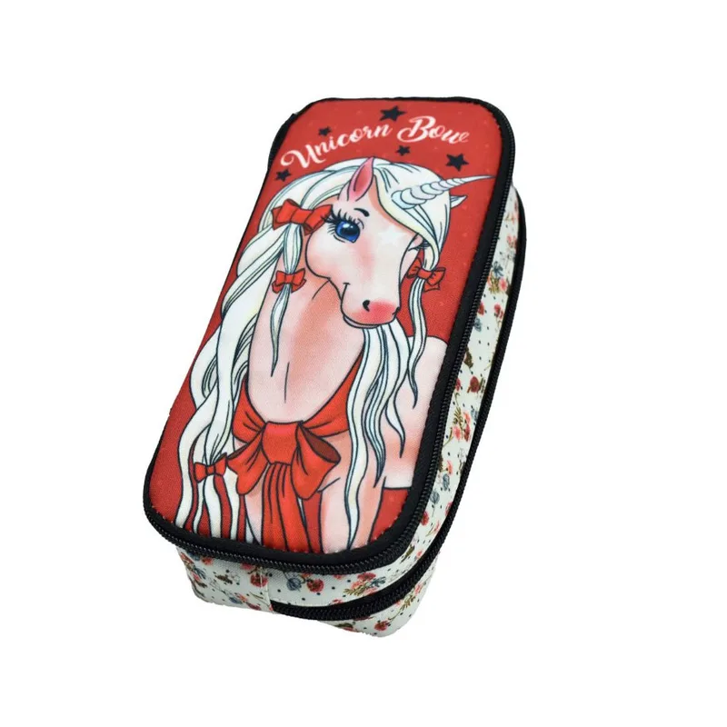Κασετίνα Διπλή (23x6x10) Back Me Up Unicorn Bow