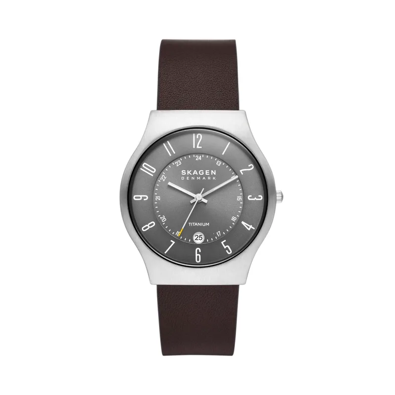 Ρολόι Skagen Malbye Gent SKW6909 Καφέ