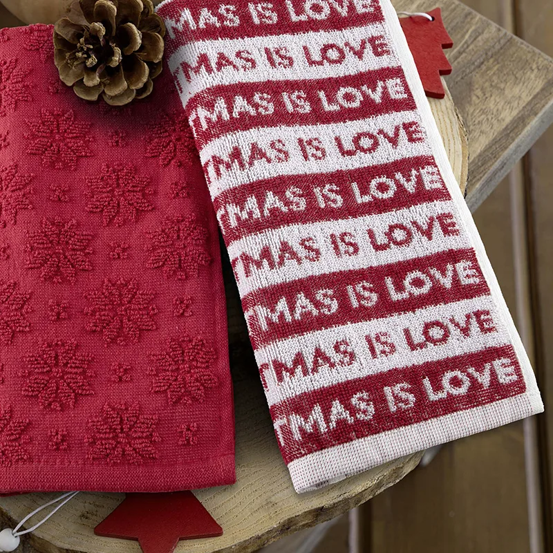 Πετσέτες Κουζίνας 40X60 (Σετ 2 Τμχ) Nima Christmas Love (40x60)