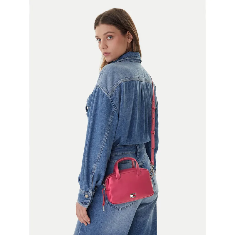 Τσάντα Tommy Jeans Tjw City Trunk Crossover AW0AW18084 Κόκκινο
