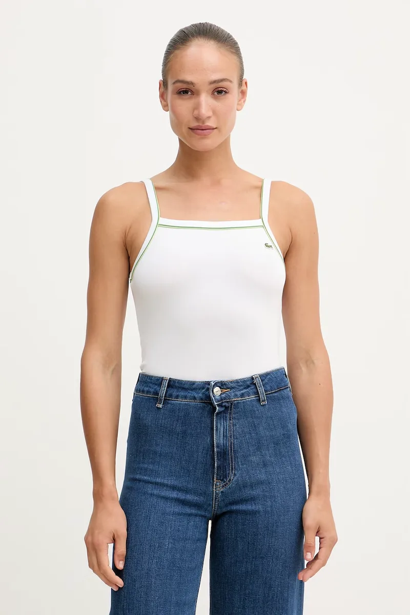Lacoste τοπ γυναικείο με βαμβάκι