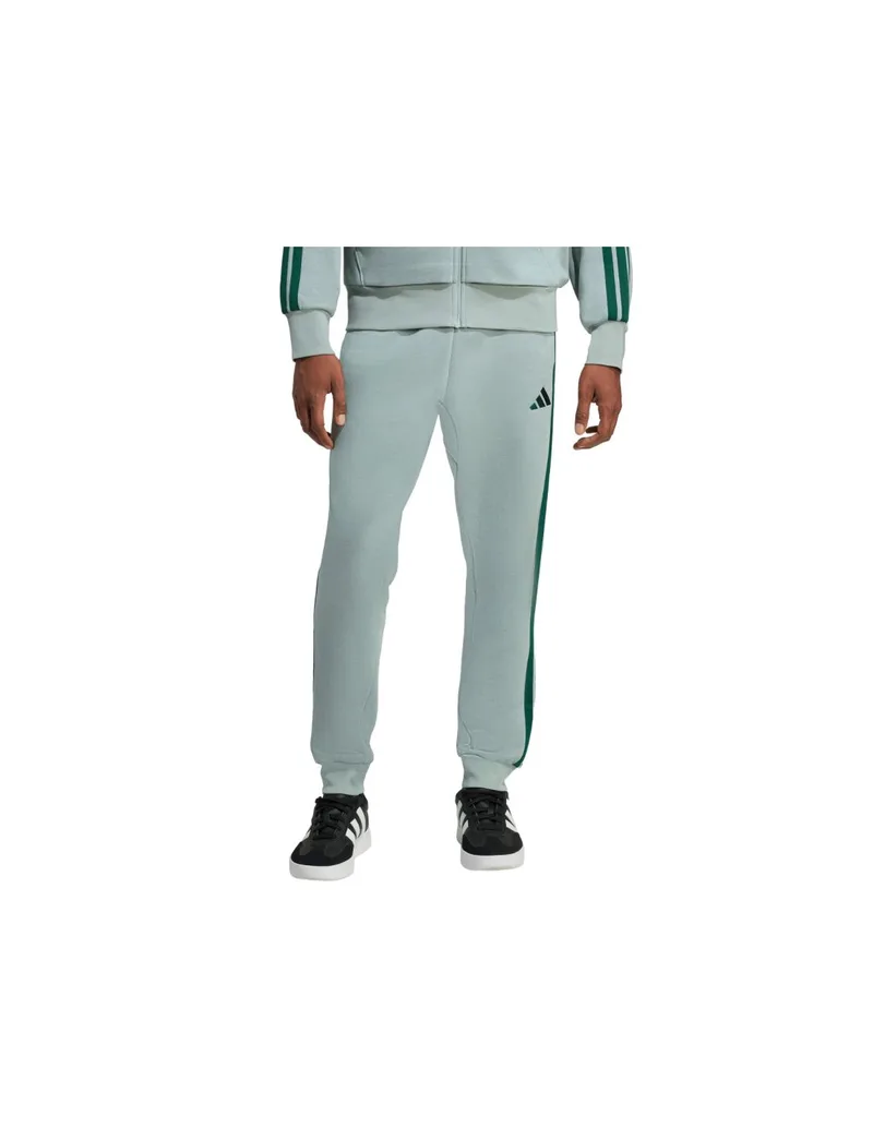 Men's adidas Essentials 3Stripes Fleece Pants Mint KD4836