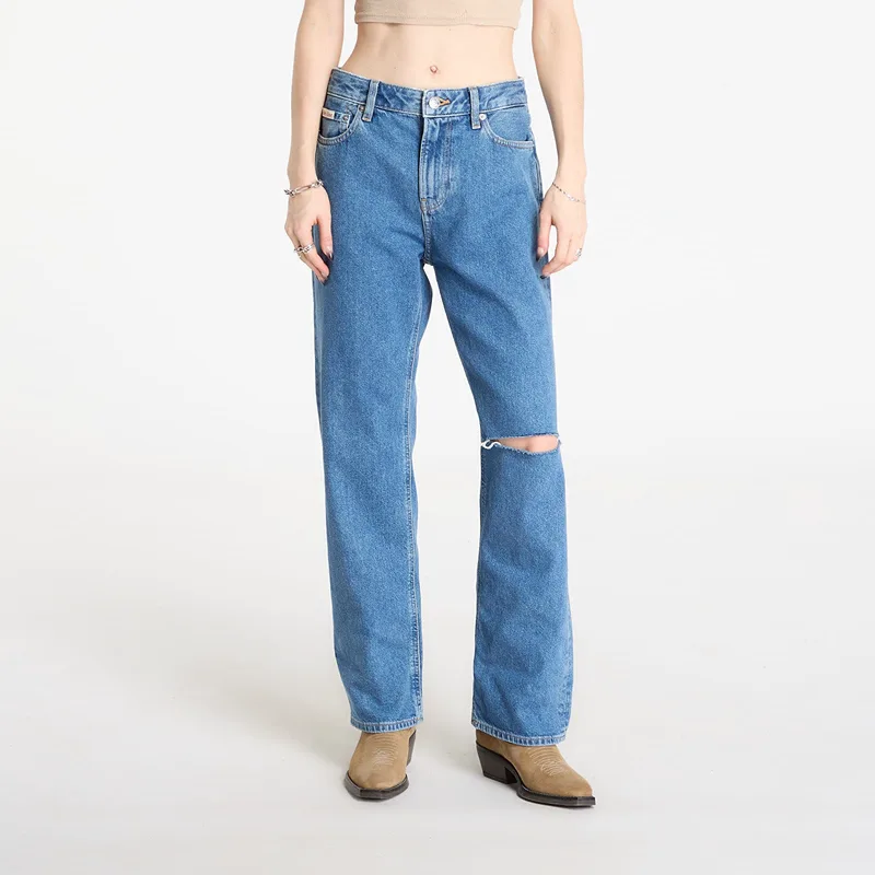 Τζιν Calvin Klein Jeans Eu 90S Straight Short Jeans Blue 26