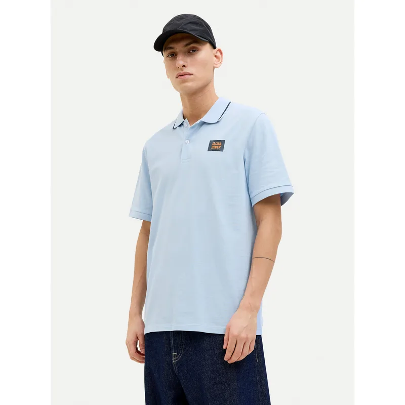Jack & Jones Polo Hudson 12269238 Γαλάζιο Regular Fit