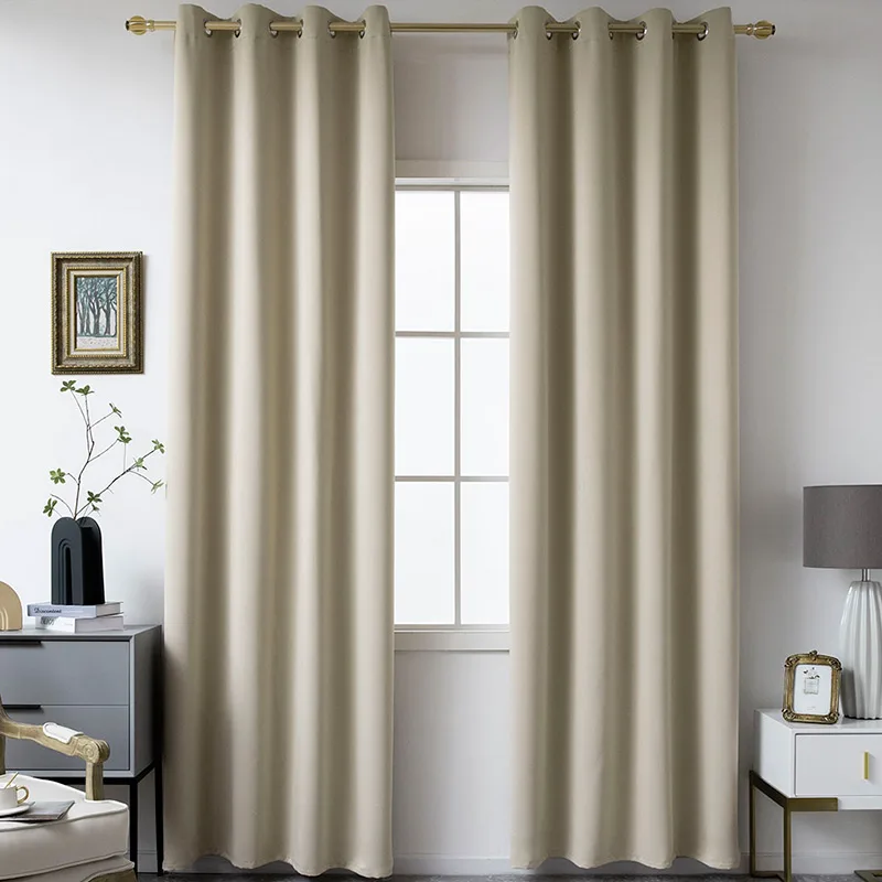 Κουρτίνα Blackout 140x270 Με Τρουκς Beauty Home 8400 Ideal Sand 140x270Υ