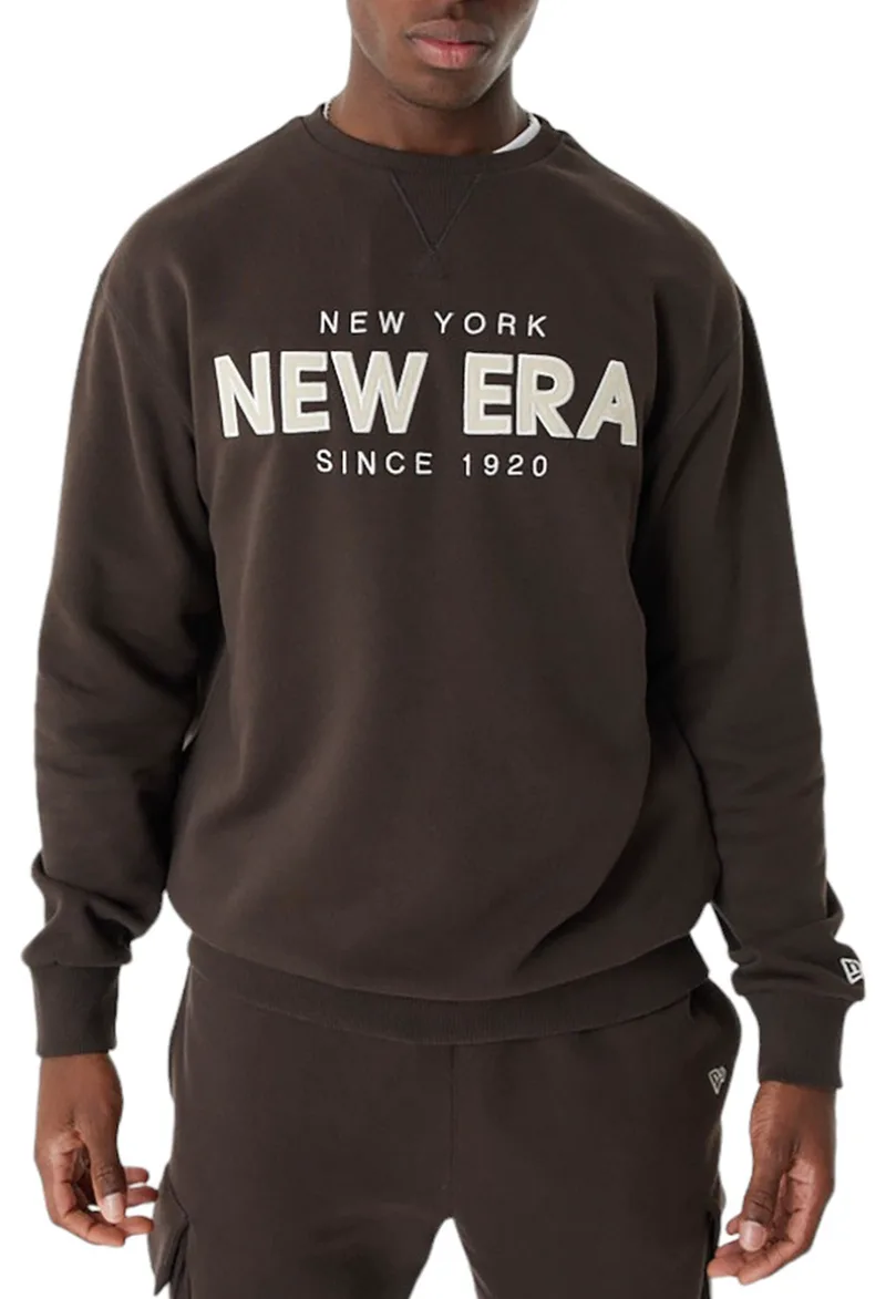 Μπλούζα Μακρυμάνικη New Era Ne Wordmark Crew Neck 60424412-201 Ανδρικό