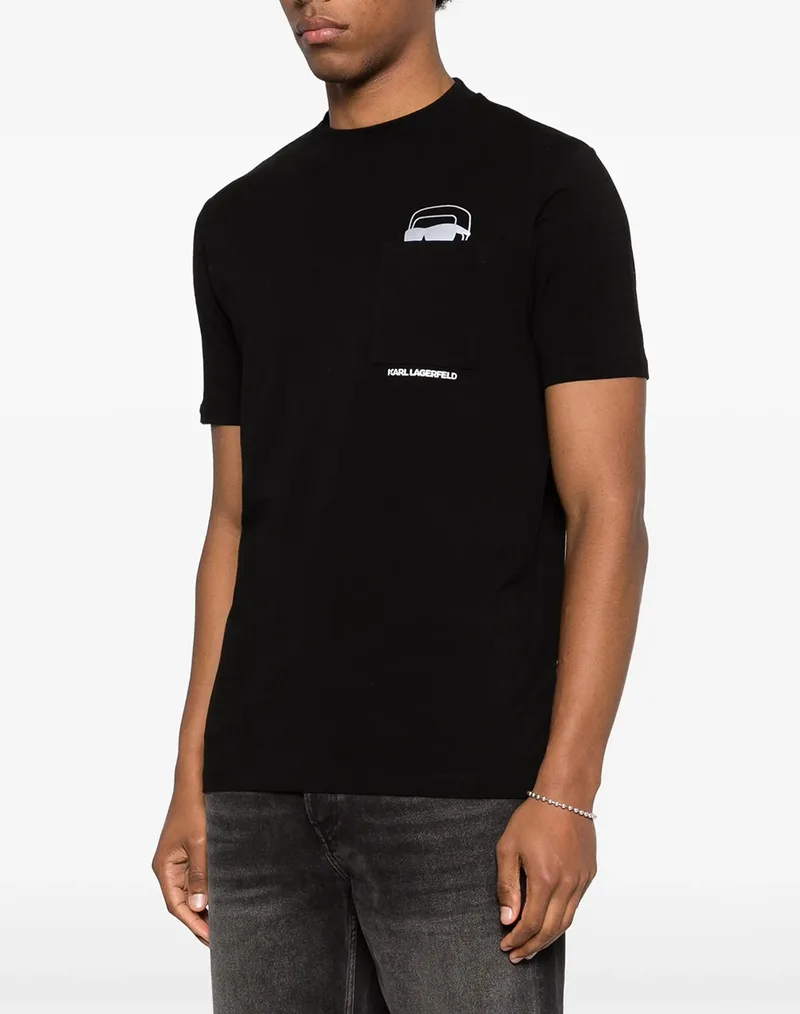 KARL LAGERFELD T-SHIRT CREWNECK 755047-561221-990 Black